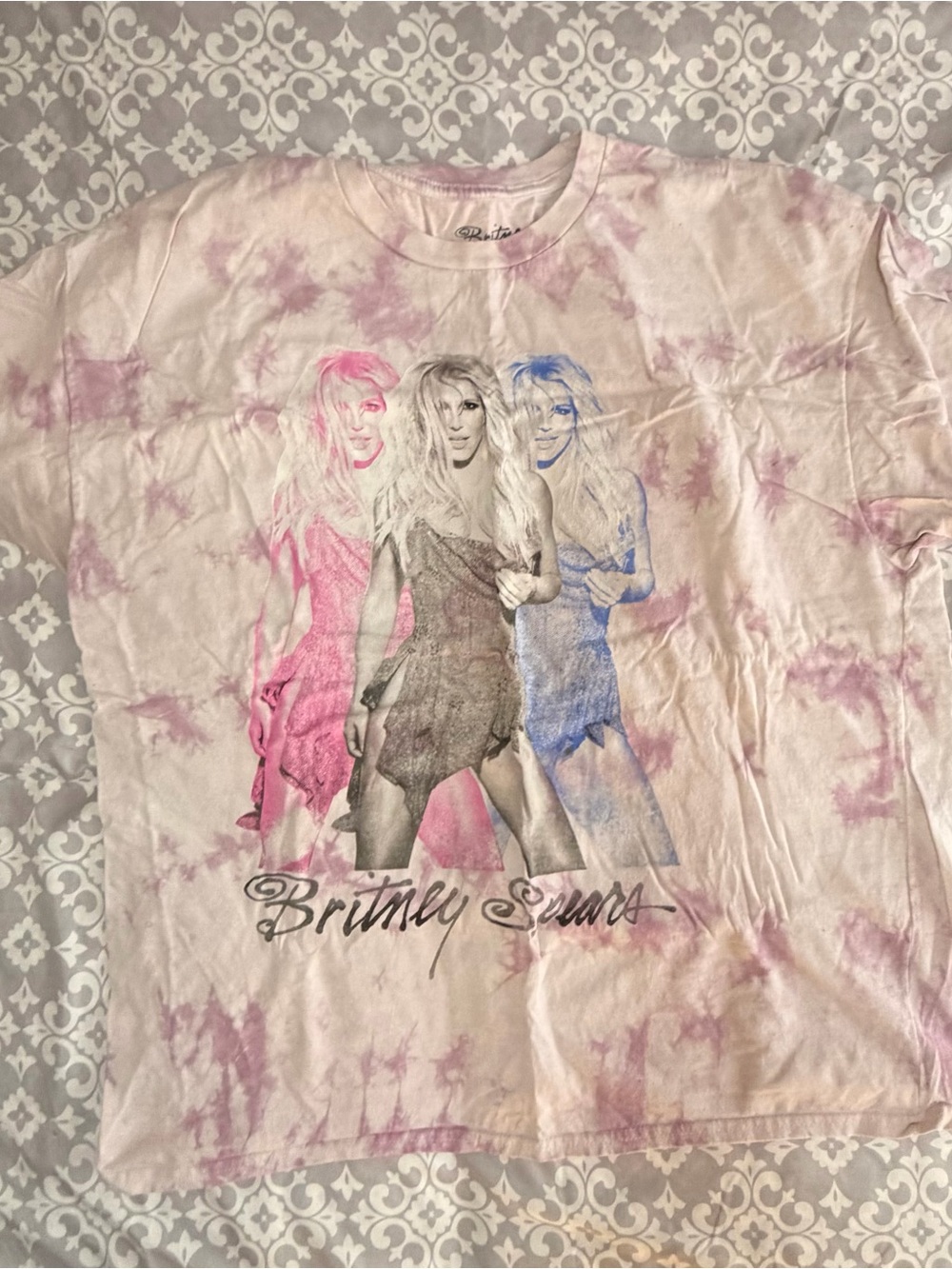 Britney Spears Tie-Dye Graphic Tee